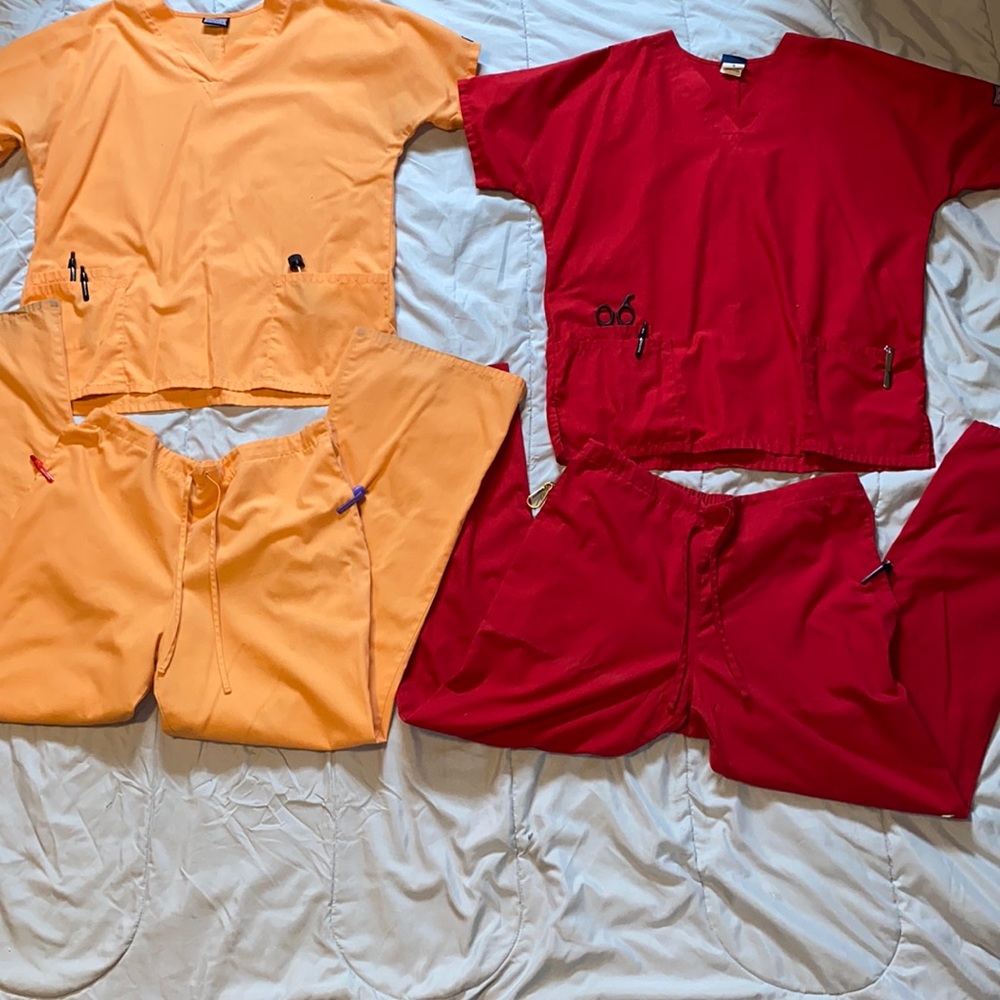 2 FULL Cherokee medium scrub sets
